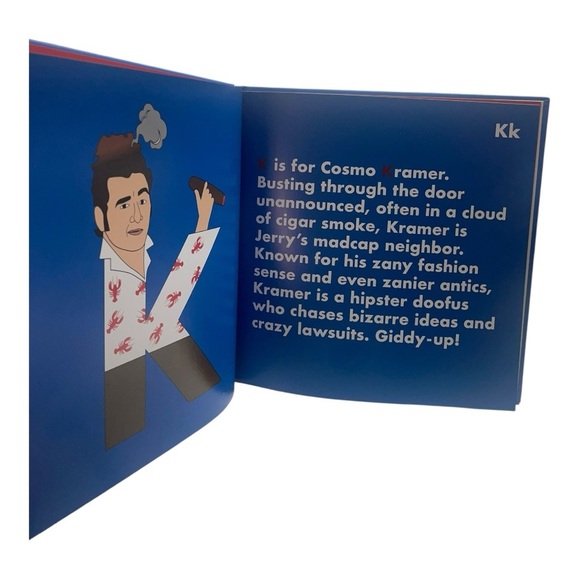 Seinfeld Legends Alphabet Book by - Blue and Yellow - Picture 7 of 7